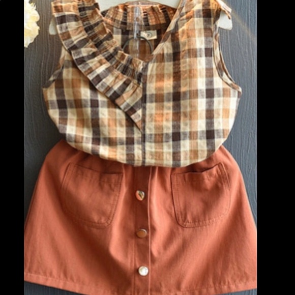 Plaid skirt set - Picture 1 of 1